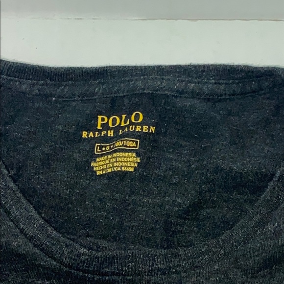 Polo by Ralph Lauren Men's Large Short Sleeve Tee - Picture 3 of 4